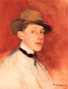 Estudio para un retrato del Rey Alfonso XIII (o Alfonso de Borbón) (1886-1941), (detalle) de Ramon Casas i Carbo