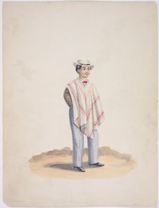 Quito con poncho y pajarita