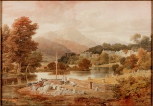 Un Muelle de Pizarra, Brathay de Ramsay Richard Reinagle