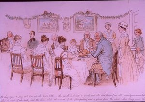 Cena de Navidad de Randolph Caldecott