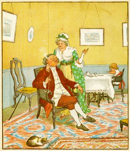 Portada, La historia divertida de John Gilpin, 1878 de Randolph Caldecott