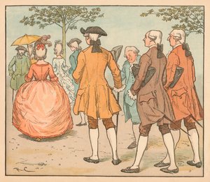 Su amor fue buscado... Por veinte pretendientes y más, c1885, 1934 de Randolph Caldecott