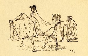 John Gilpin emprende su viaje a Edmonton, 1878, c1918 de Randolph Caldecott