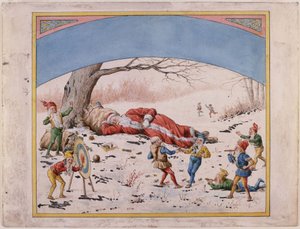 San Nicolás y sus elfos de Randolph Caldecott
