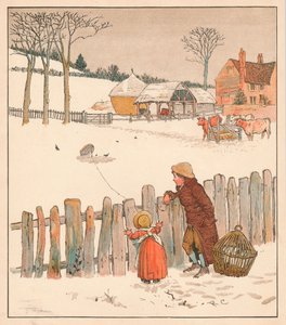 La trampa para pájaros, mediados-finales del siglo XIX de Randolph Caldecott
