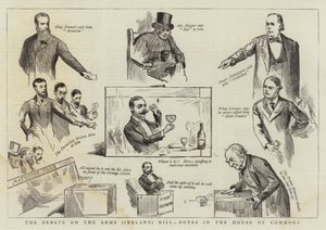 El debate sobre la Ley de Armas (Irlanda), notas en la Cámara de los Comunes de Randolph Caldecott