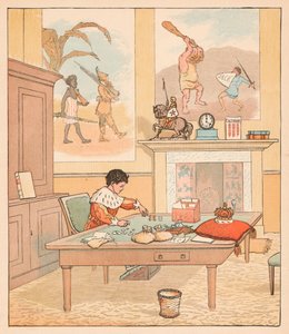El Rey estaba en su oficina de contabilidad, contando su dinero, 1880