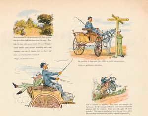 Las extrañas aventuras de un carro de perro, 1888, 1946 de Randolph Caldecott