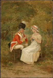 El cortejo del voluntario, 1798 de Randolph Caldecott