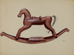 Caballito de juguete de Raoul Du Bois