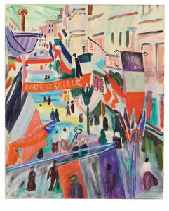 14 de julio en Le Havre de Raoul Dufy