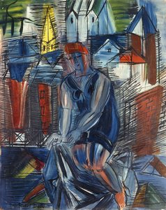 Bañista (baigneuse), c.1950 (óleo sobre tabla)
