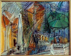 Jardin public a Hyeres de Raoul Dufy