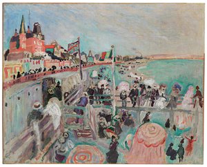 La playa de Le Havre de Raoul Dufy