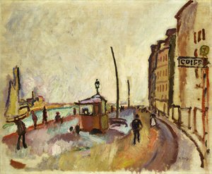 Le Havre, c.1906-07 (óleo sobre lienzo) de Raoul Dufy