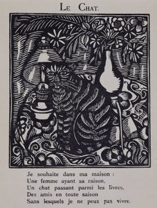 El gato - en "Le Bestiaire ou cortege d