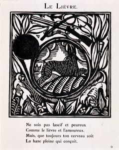 Le hare - en "Le Bestiaire ou cortège d