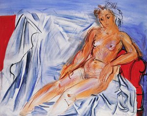 Desnudo en el sofá; Nu au Canape