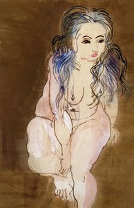 Mujer desnuda sentada; Femme Nue Assise