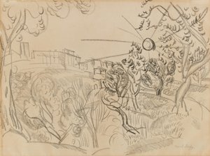 Olivos en Provenza de Raoul Dufy