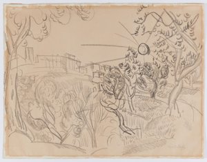 Olivos en Provenza de Raoul Dufy