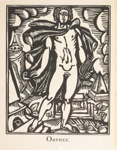Orfeo, ilustración de "Le Bestiaire ou Cortège d