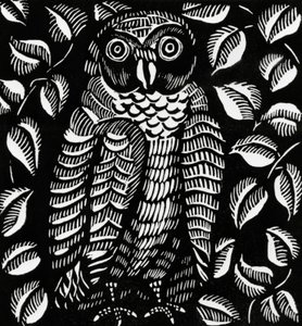 Búho, para el poema Le hibou, de Le Bestiaire ou Cortege d