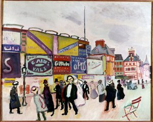 Carteles en Trouville de Raoul Dufy