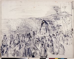 Procesión a Nápoles de Raoul Dufy