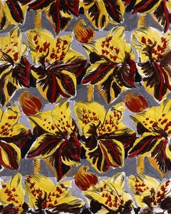 Flores rojas y amarillas; Fleurs Rouges et Jaunes de Raoul Dufy