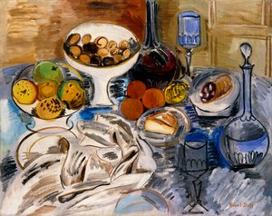 Naturaleza muerta de Raoul Dufy