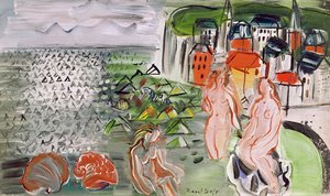La bahía de Sainte-Adresse (óleo sobre lienzo) de Raoul Dufy