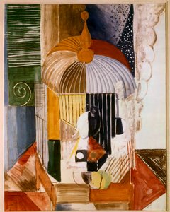 La jaula de los pájaros, siglo XX (óleo sobre lienzo) de Raoul Dufy