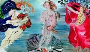 El nacimiento de Venus, c.1940 (óleo sobre tabla)