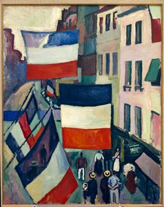 La calle Bulwark El 14 de julio de Raoul Dufy