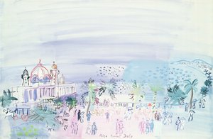 El Casino de Niza, c.1936 (gouache y acuarela sobre papel)