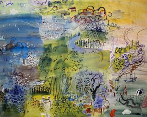 El hada de la electricidad, de Raoul Dufy (1877-1953), acuarela. Francia, siglo XX. de Raoul Dufy