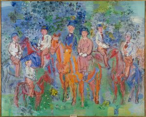 Los jinetes del bosque de Raoul Dufy