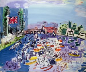 La regata de Henley, hacia 1930