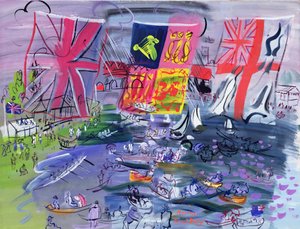 La regata de Henley, c.1933 (gouache)