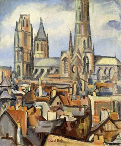 Los tejados de Ruán; Les Toits de Rouen, c. 1902-03 (óleo sobre lienzo)