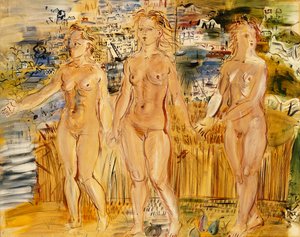 Las Tres Gracias; Les Trois Graces de Raoul Dufy