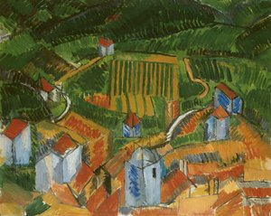 Paisaje de Vence de Raoul Dufy