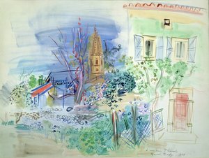 Vista de Perpiñán de Raoul Dufy