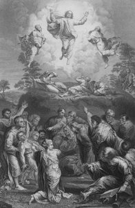 La Transfiguración de after Raphael