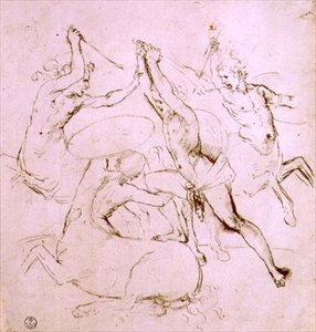 Hércules luchando contra los Centauros de Raphael