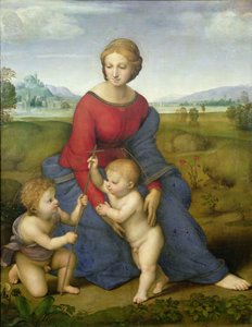 Madonna en el prado de Raphael