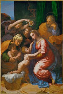 La Sagrada Familia, llamada " La Grande Sainte Famille de Francois I " ...