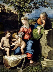 La Sagrada Familia del Roble, c.1518 de Raphael