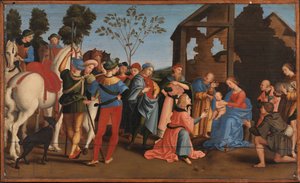 Adoración de los Reyes de Raphael (1483 1520) (after)